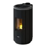 Poêle à granulés FREEPOINT Chrome Titanium Gris – 5,5 kW