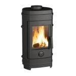 Poêle à bois vertical Remilly – 4,5 à 10,5 kW – Bûches 34 cm – Image 3