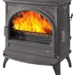 Poêle à bois GODIN Petit Carvin 9 kW – Finition Anthracite – Réf. 366102